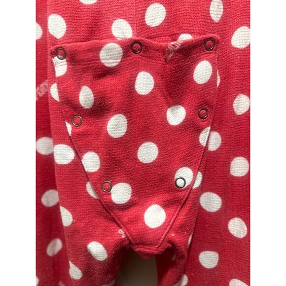 Victoria Secret Y2K 00s Polka Dot One Piece Pajama Medium Thermal Bling Sequins - Picture 10 of 16